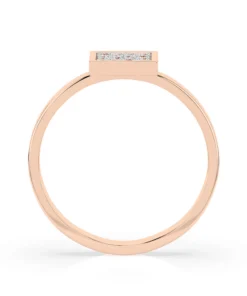 Illusion Ring (Round), 0.07 ct — 101-10059 - Image 8