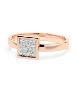 Illusion Ring (Round), 0.07 ct — 101-10059 - Image 9