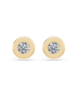 Solitaire Butterfly Earring, 0.4 ct — 102-10050(3.7) - Image 4