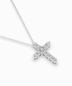 Minimalism Necklace (Round), 0.52 ct — 104-10039(2.3) - Image 3