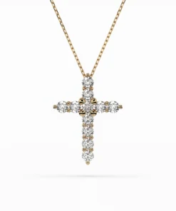 Minimalism Necklace (Round), 0.52 ct — 104-10039(2.3) - Image 4