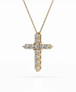 Minimalism Necklace (Round), 0.52 ct — 104-10039(2.3) - Image 5