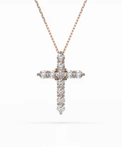 Minimalism Necklace (Round), 0.52 ct — 104-10039(2.3) - Image 7