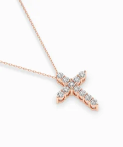 Minimalism Necklace (Round), 0.52 ct — 104-10039(2.3) - Image 9