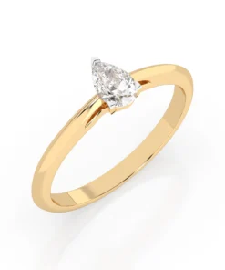 Solitaire Ring (Pear), 0.3 ct — 101-10190(0.30)PAR - Image 4