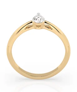 Solitaire Ring (Pear), 0.3 ct — 101-10190(0.30)PAR - Image 5
