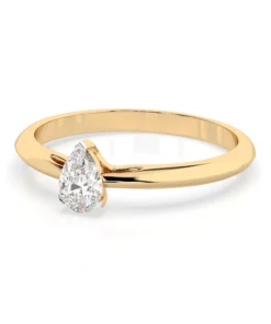 Solitaire Ring (Pear), 0.3 ct — 101-10190(0.30)PAR - Image 6