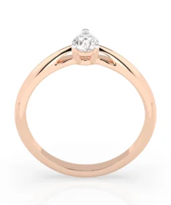Solitaire Ring (Pear), 0.3 ct — 101-10190(0.30)PAR - Image 8