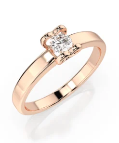 Solitaire Ring (Round), 0.15 ct — 101-10013(3.4) - Image 7