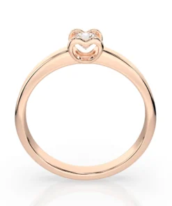 Solitaire Ring (Round), 0.15 ct — 101-10013(3.4) - Image 8