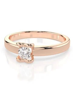 Solitaire Ring (Round), 0.15 ct — 101-10013(3.4) - Image 9