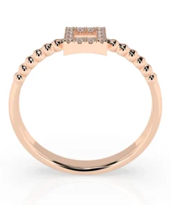 Minimalism Ring (Round), 0.07 ct — 101-10053 - Image 8