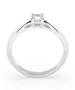Alternative view of Solitaire Ring (Princess), 0.3 ct — 101-10190(0.30)PR