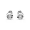 Minimalism Earring (Round), 0.04 ct — 102-10049