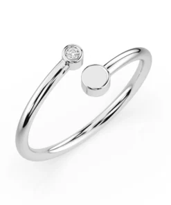 Minimalism Ring (Round), 0.02 ct — 101-10071