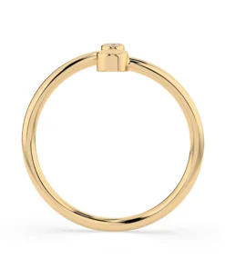 Minimalism Ring (Round), 0.02 ct — 101-10071 - Image 5