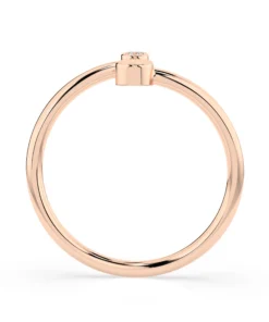 Minimalism Ring (Round), 0.02 ct — 101-10071 - Image 8