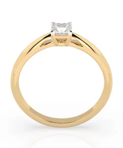 Solitaire Ring (Princess), 0.3 ct — 101-10190(0.30)PR - Image 5
