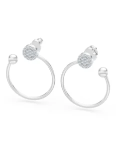 Alternative view of Minimalism Earring, 0.23 ct — 102-10081