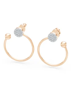 Minimalism Earring, 0.23 ct — 102-10081 - Image 7