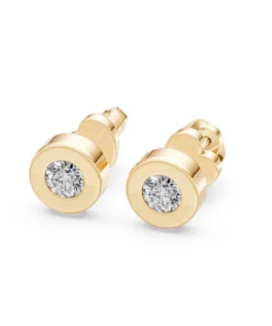 Solitaire Butterfly Earring, 0.4 ct — 102-10050(3.7) - Image 5