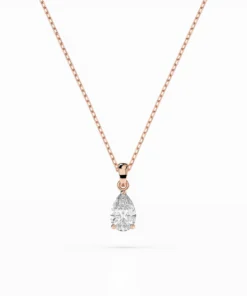 Solitaire Necklace (Pear), 0.3 ct — 104-10067(0.30)PAR - Image 7