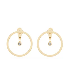 Minimalism Earring, 0.06 ct — 102-10077 - Image 4