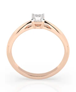 Solitaire Ring (Princess), 0.3 ct — 101-10190(0.30)PR - Image 8