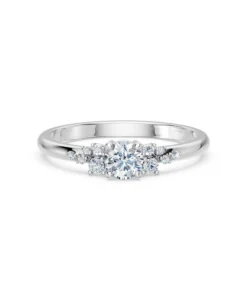 Solitaire Eternity Ring, 0.35 ct — 101-10140(4.5) - Image 3