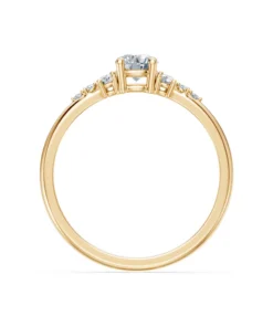 Solitaire Eternity Ring, 0.35 ct — 101-10140(4.5) - Image 5