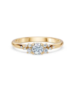 Solitaire Eternity Ring, 0.35 ct — 101-10140(4.5) - Image 6