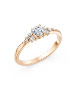 Solitaire Eternity Ring, 0.35 ct — 101-10140(4.5) - Image 7