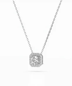 Alternative view of Solitaire Eternity Necklace (Round), 0.2 ct — 104-10042(3.7)