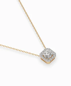 Solitaire Eternity Necklace (Round), 0.2 ct — 104-10042(3.7) - Image 6