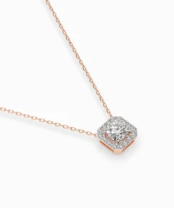 Solitaire Eternity Necklace (Round), 0.2 ct — 104-10042(3.7) - Image 9