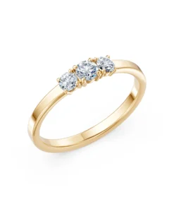 Solitaire Eternity Ring, 0.15 ct — 101-10127 - Image 4