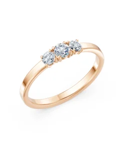 Solitaire Eternity Ring, 0.15 ct — 101-10127 - Image 7