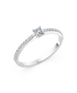 Solitaire Ring, 0.17 ct — 101-10116/2(3.0)PR