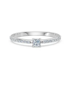 Solitaire Ring, 0.17 ct — 101-10116/2(3.0)PR - Image 3