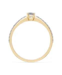 Solitaire Ring, 0.17 ct — 101-10116/2(3.0)PR - Image 5