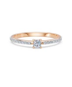 Solitaire Ring, 0.17 ct — 101-10116/2(3.0)PR - Image 9