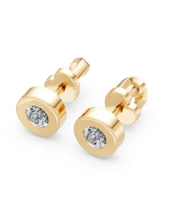 Solitaire Butterfly Earring, 0.4 ct — 102-10050(3.7) - Image 6