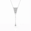Minimalism Necklace (Round), 0.22 ct — 104-10018
