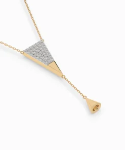 Minimalism Necklace (Round), 0.22 ct — 104-10018 - Image 6