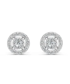Illusion Earring (Round), 0.06 ct — 102-10018(2.0)