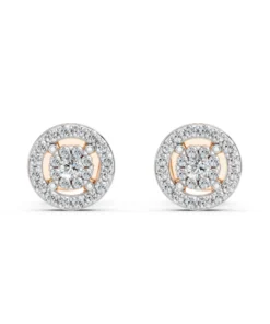Illusion Earring (Round), 0.06 ct — 102-10018(2.0) - Image 7