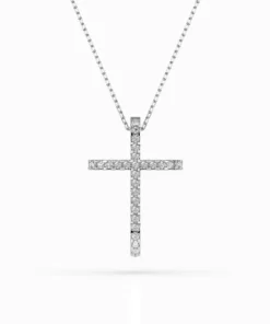 Minimalism Necklace (Round), 0.14 ct — 104-10026