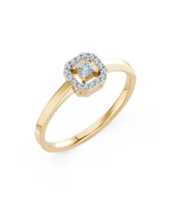 Solitaire Eternity Ring, 0.17 ct — 101-10115(3.0)PR - Image 4