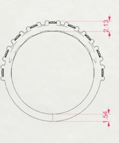 Eternity Ring (Round), 0.18 ct — 101-10145 - Image 11