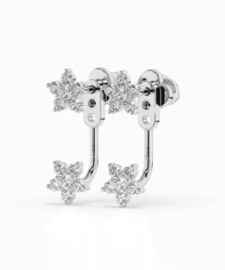 Illusion Earring (Round), 0.25 ct — 102-10195/1
